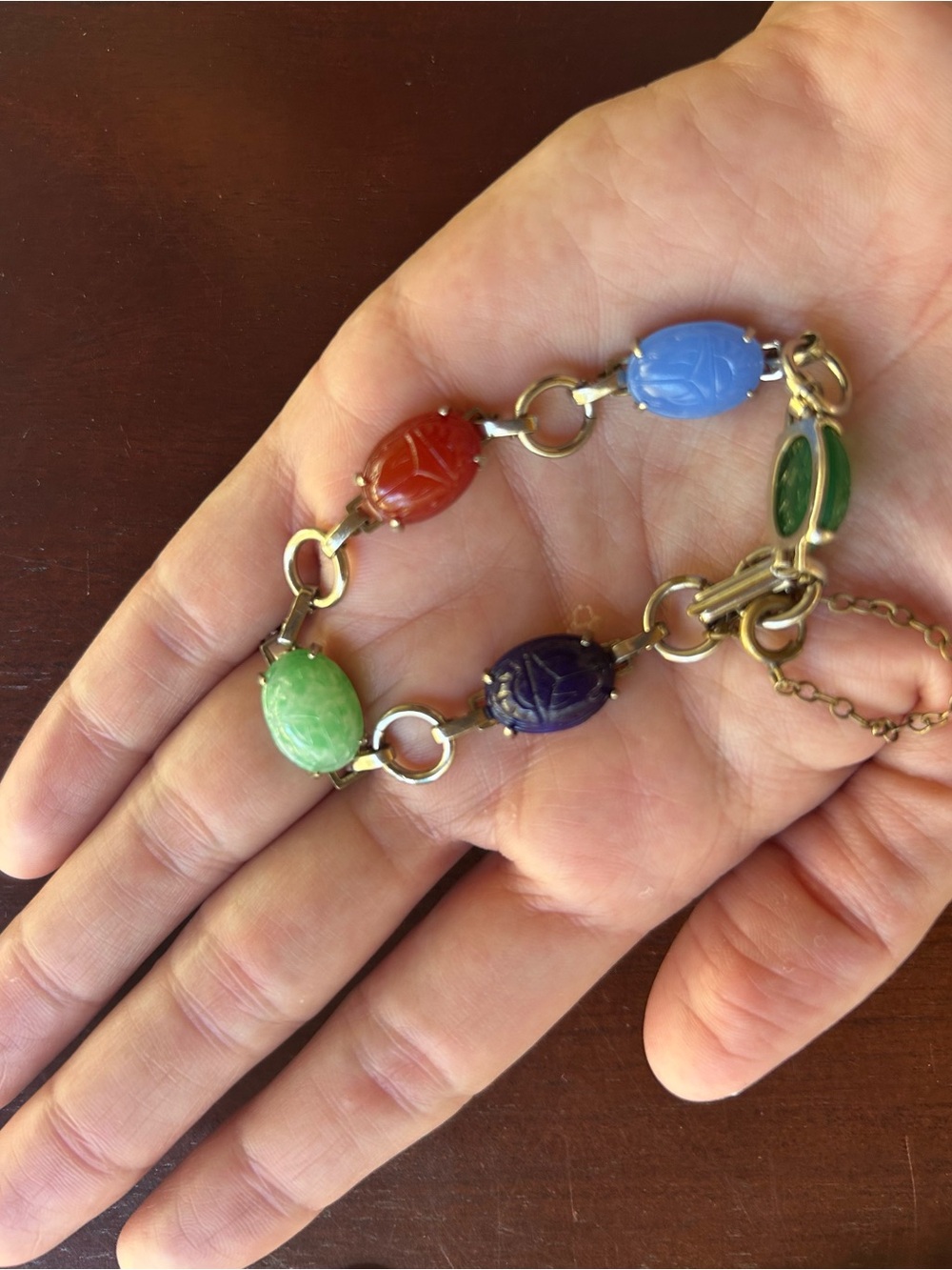 Vintage multi colored bracelet